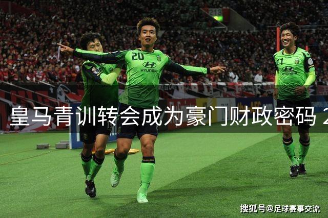 皇马青训转会成为豪门财政密码 2.26亿欧收入创纪录